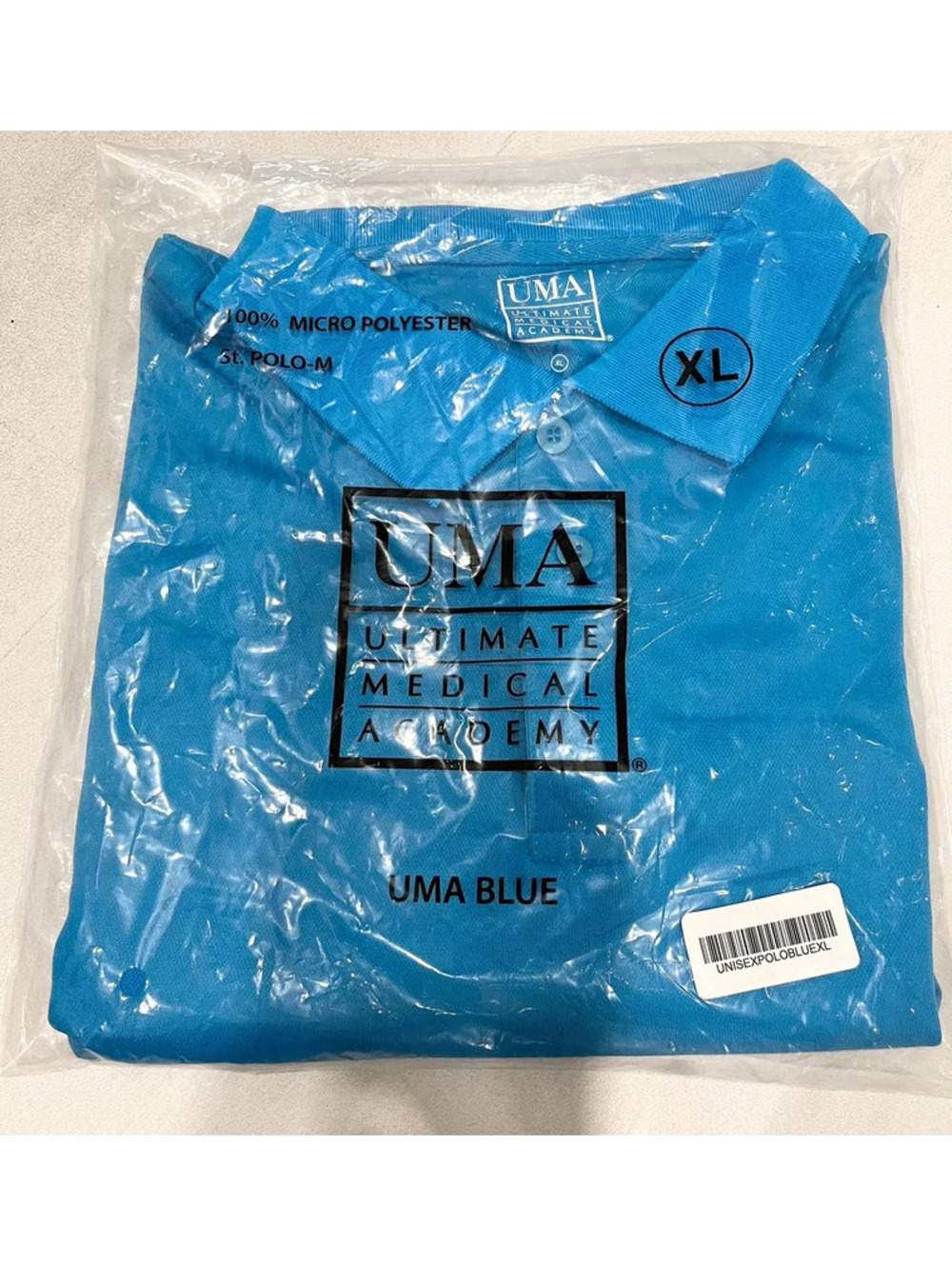 UMA blue ultimate medical academy XL t-shirt